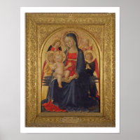 Madonna e Criança com Anjos, c.1467 (óleo no paine