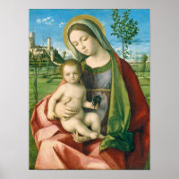 Madonna e Criança por Giovanni Bellini Religião
