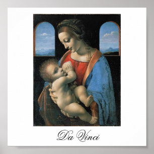 Póster Madonna Litta by Leonardo Da Vinci c. 1490-1491