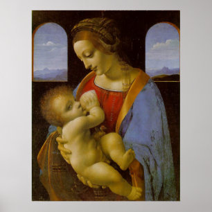 Póster Madonna Litta por Leonardo da Vinci