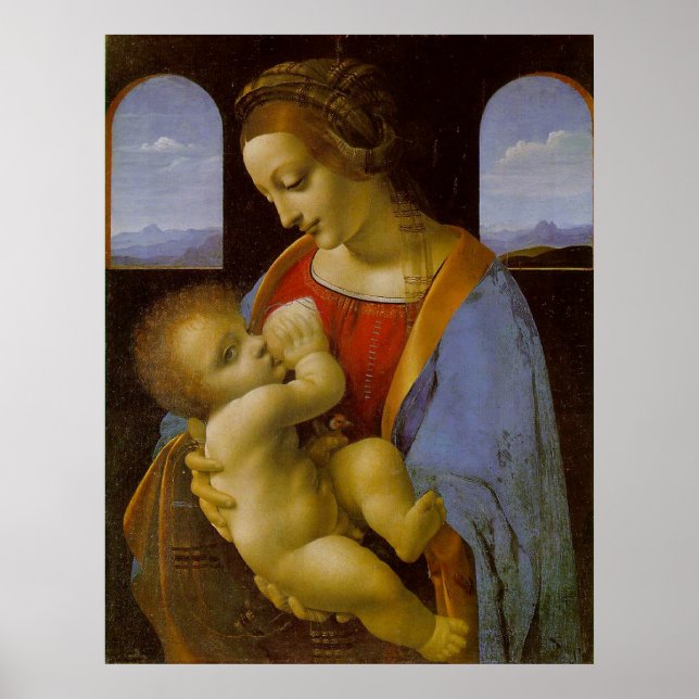 Póster Madonna Litta por Leonardo da Vinci (Frente)