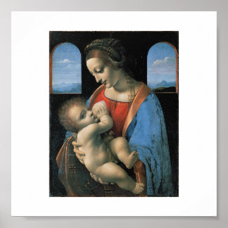 Póster Madonna Litta por Leonardo Da Vinci c. 1490-1491