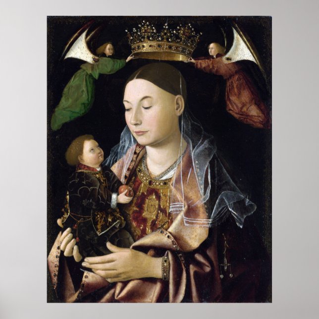 Poster Madonna Salting - Antonello aí Messina (Frente)