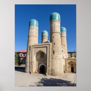 Poster Madrassah Chor Minor - Bucara, Uzbequistão