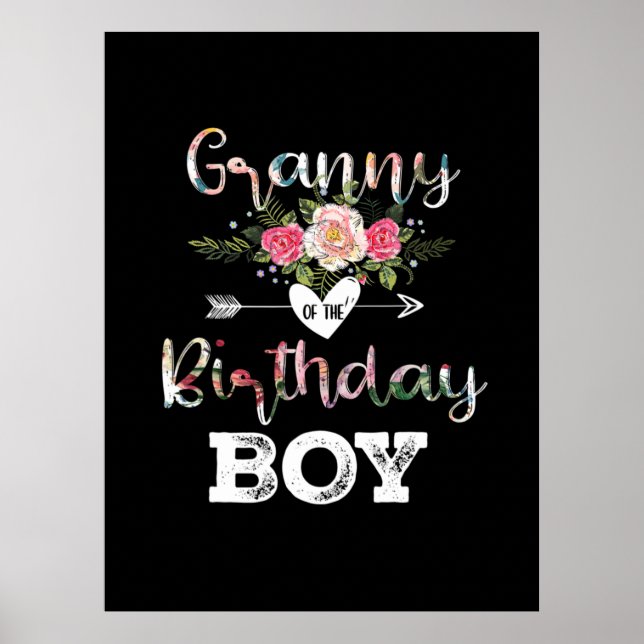 Poster Madre Art | Avó De Aniversário (Frente)