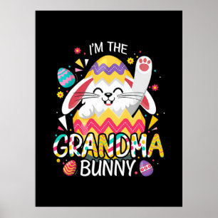 Poster Madre Art Sou A Avó Bunny Birthday