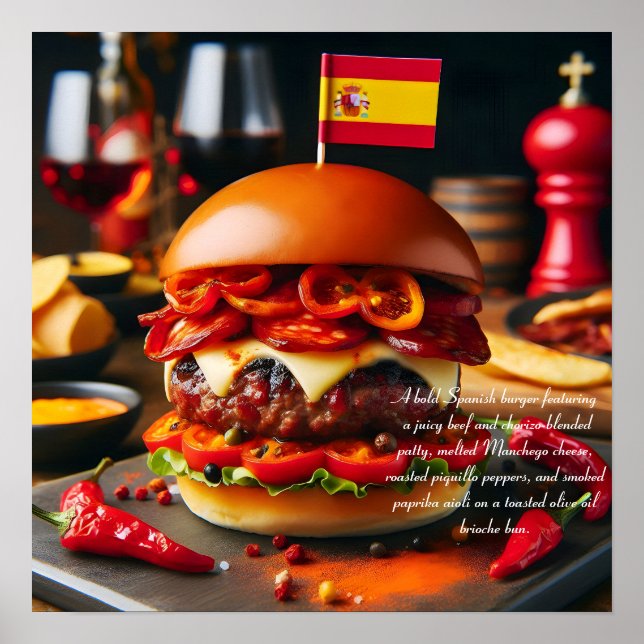 Poster Madrid Munchies: Chorizo Magic (Frente)