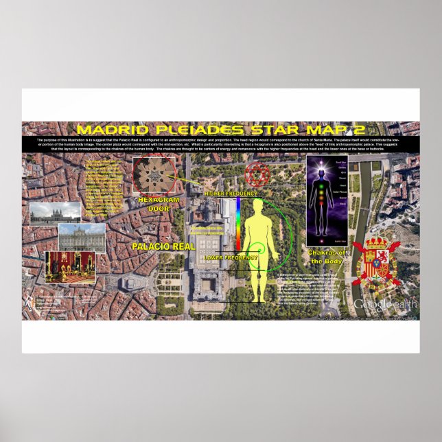 Poster Madrid Pleiades Padrão 2 (Frente)