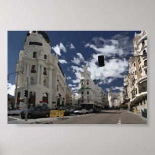 Póster Madrid Spain
