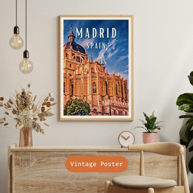 Poster Madrid, ville de la gastronomie espagnole (Madrid, ville de la gastronomie espagnole)