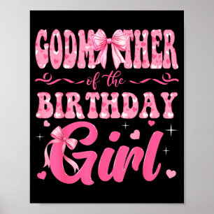 Poster Madrinha Da Menina Aniversariante Família Nk Coque
