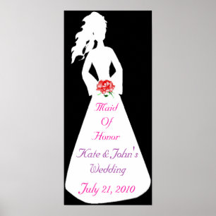 Poster Madrinha de casamento Bridal Silhouette II
