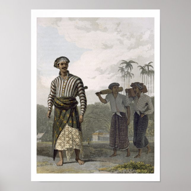 Poster Madurese da Fileira de Mantu, prato 7 de Vol (Frente)