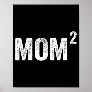 Poster Mãe2 mãe de 2 filhos crianças meninos meninas mãe