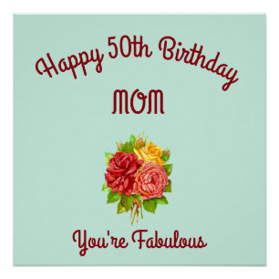 Póster Mãe 50º aniversário