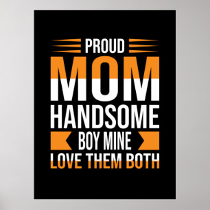 Poster Mãe Arte Orgulhosa Mãe Bonitão