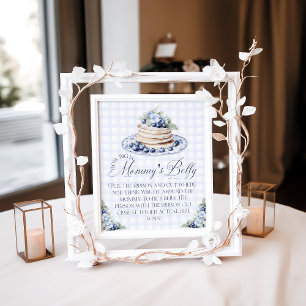 Poster Mãe Belly Blueberry Pancake Baby Brunch