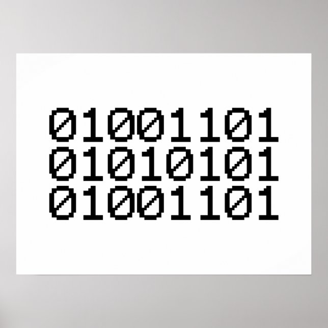 Póster Mãe BINÁRIA (Frente)