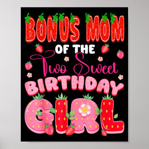 Poster Mãe bônus dos dois doces aniversariantes de 2 anos