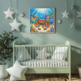 Poster Mãe Caranguejo e Berçário dos Bebês