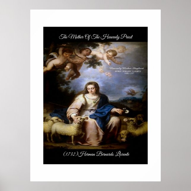 Poster Mãe Celestial Barroca (Frente)