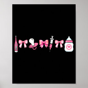 Poster Mãe Coquete Bebê Mbu Enfermeira Pós-Parto Rn Natal