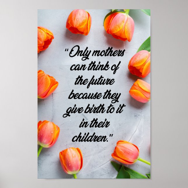 Poster Mãe dá à luz o futuro (Frente)