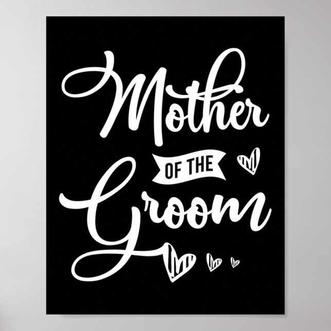 Poster Mãe Da Design De Noiva Para Um Casamento De Noiva (Frente)