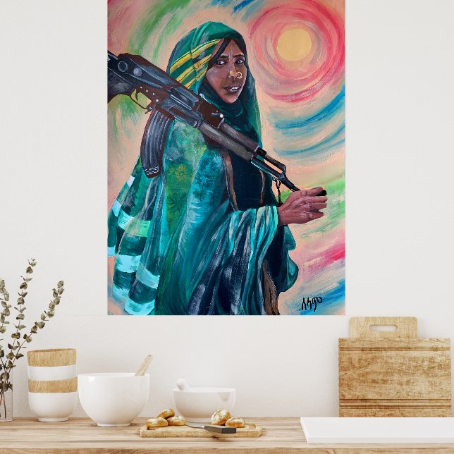 Poster Mãe da Eritreia (Cozinha)