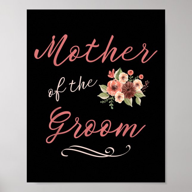 Poster Mãe Da Festa De Noiva Do Casamento De Noite (Frente)