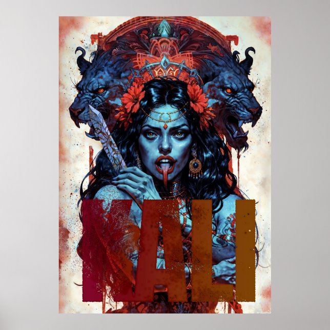 Poster Mãe da Libertação Kali (Frente)