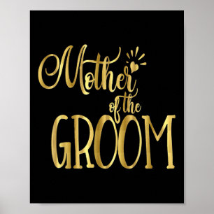 Poster Mãe Da Noiva De Festa de casamento De Camisa, Dour