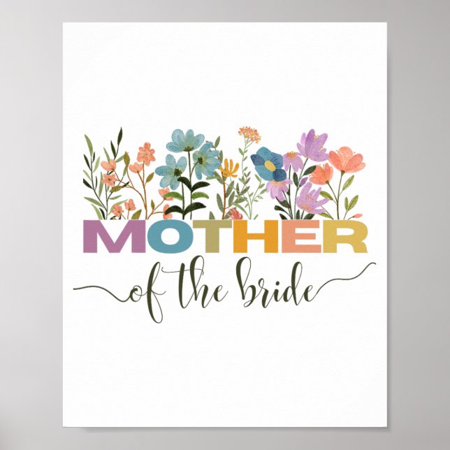 Poster Mãe Da Noiva Eu A Amo Primeiro Dia Das Mães (Frente)