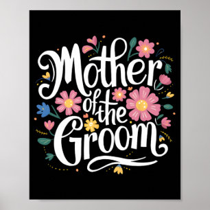 Poster Mãe Da Noiva Floral Da Noiva Para Casamento