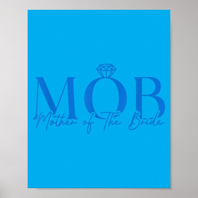 Poster Mãe Da Noiva Multidão Casamento Mãe Mamãe Fofa (Frente)