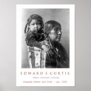 Póster Mãe de Arapsoke com criança