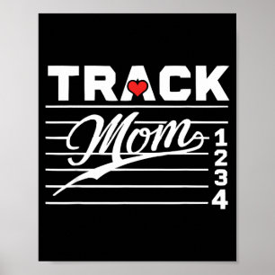Poster Mãe de atletismo atleta corredora dia das mães