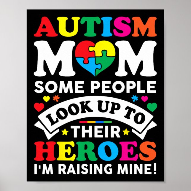 Poster Mãe de Autista Algumas Pessoas Olham Para Seus Her (Frente)
