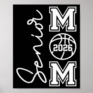 Poster Mãe de Basquete Sênior Cl De 2026 Jogador Graduaçã
