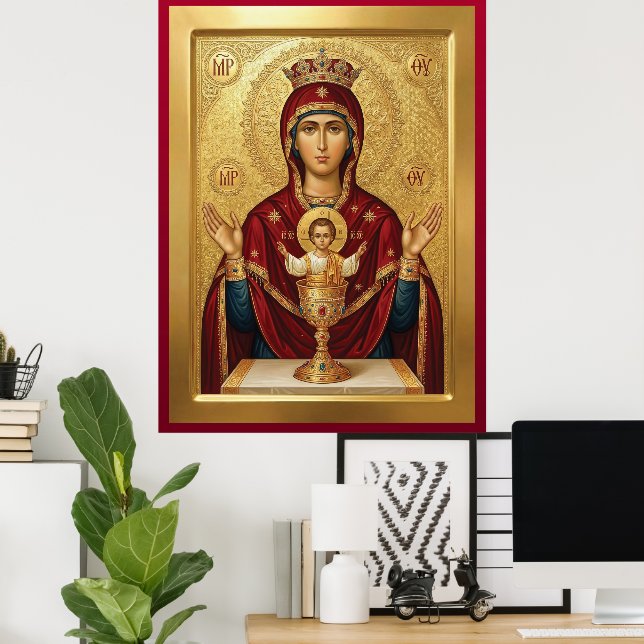 Poster Mãe de Deus (Escritório em casa)