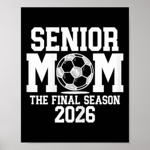 Poster Mãe de Futebol Sênior, Turma De 2026 Noite De Sêni
