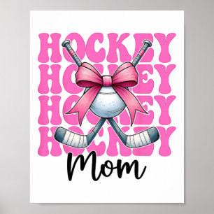 Poster Mãe de Hockey na Rua Mãe de Hockey Mamãe Dia das M
