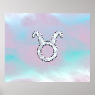 Poster Mãe de Pearl Taurus Zodiac Astrologia