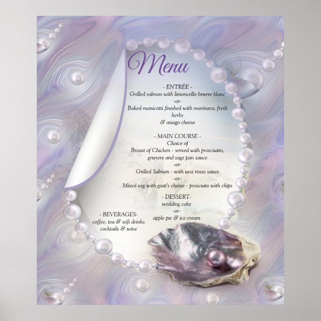 Poster Mãe de Pérolas Mescladas como Pântanos Líquidos (Frente)