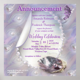 Poster Mãe de Pérolas Mescladas como Pântanos Líquidos