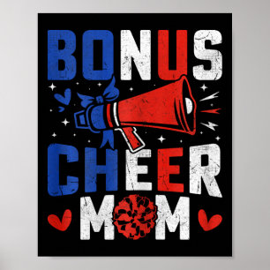 Poster Mãe de Torcida Bônus - Mãe de Torcida EUA Bandeira