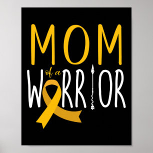 Poster Mãe De Um Cancer De Infância Guerreira Sensibiliza