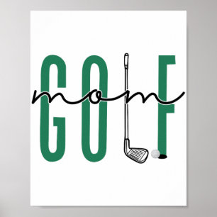 Poster Mãe Dia de as mães Crewneck Mestre Golf Mulheres M