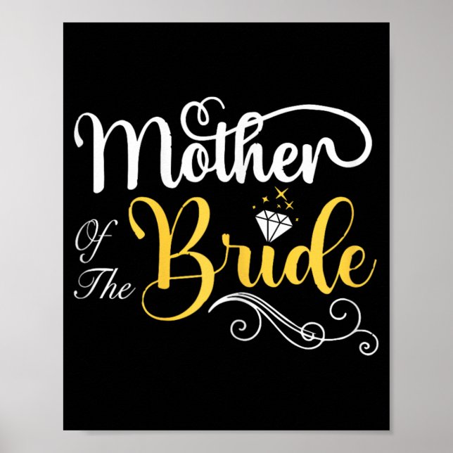 Poster Mãe Do Chá de casamento Da Noiva (Frente)