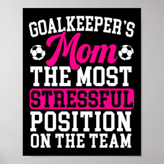 Poster Mãe do Goleiro Dia das Mães Amante do Esporte Fute